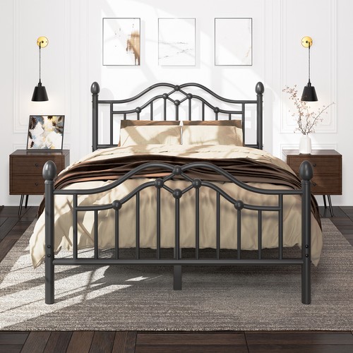 Metal platform bed - metal,