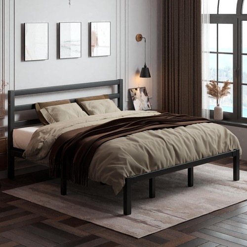 Metal platform bed - metal, frame