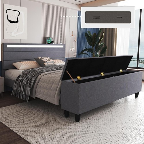 Full queen bed frame - full/queen/bed,
