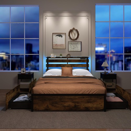 Full platform bed frame - full,