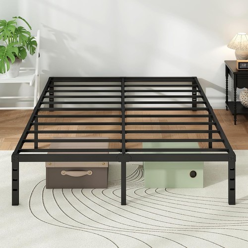 Metal platform bed frame full - platform,