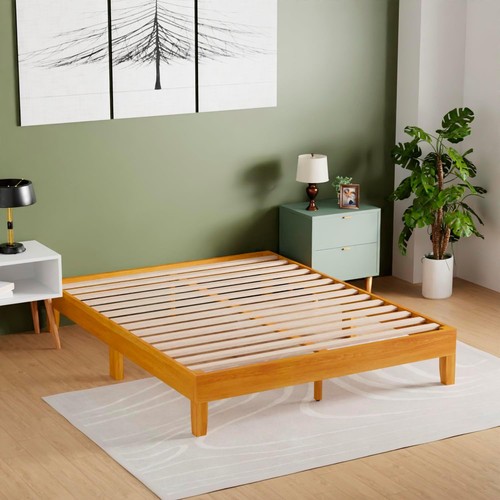 Wood platform bed - platform,